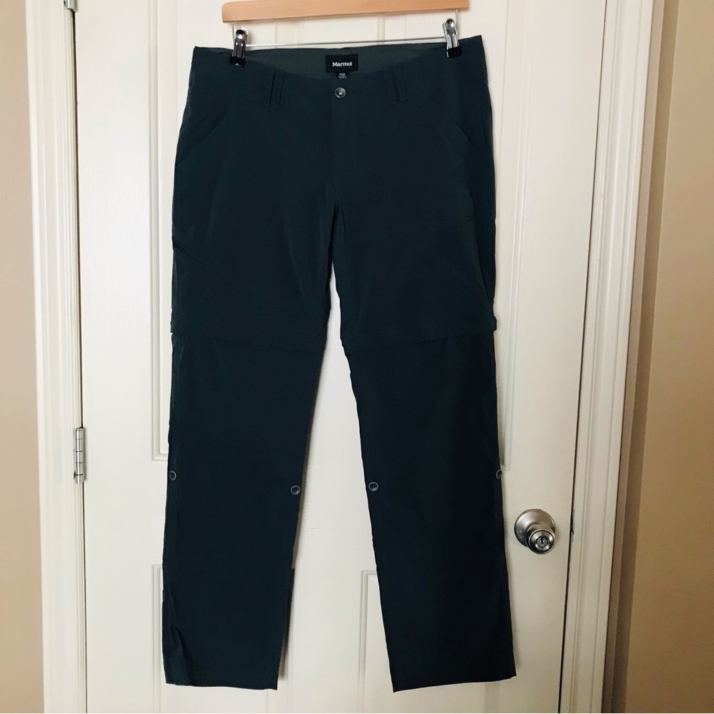 Men's Gray Marmot Convertible Pants Size 10